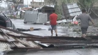 Aftermath of Typhoon Ompong in Tuguegarao damage and cleanup [upl. by Chase]