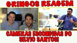 Gringos reagem a CÂMERAS ESCONDIDAS do Silvio Santos [upl. by Eniamreg]