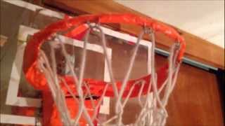 custom homemade hoop review and dunks [upl. by Donegan]