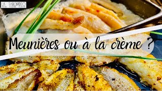 Mes recettes de filets de perche meunières et à la crème [upl. by Pirali]