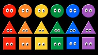 Shapes amp Colors  The Kids Picture Show Fun amp Educational Learning Video [upl. by Idok]