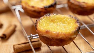 Pastel De Nata Recipe  How to Make Portuguese Egg Tarts Pasteis de Nata [upl. by Allissa]