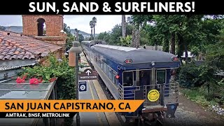 San Juan Capistrano California  Virtual Railfan LIVE [upl. by Walton]