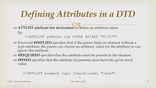 XML Document Type Definition Part 1 Internal DTD  IT302 IT366  Malayalam [upl. by Valdes]