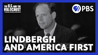 Charles Lindbergh Isolationism and the America First Committee  The US and the Holocaust  PBS [upl. by Frechette]