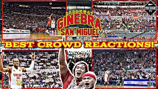 GINEBRA quotBEST CROWD REACTIONSquot l MOST POPULAR TEAM IN THE PHILIPPINES l LOUDEST FANS IN PBA PART 1 [upl. by Laspisa]