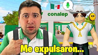 VOLVÍ a la ESCUELA y me EXPULSARON XD me pelié 😂  ROBLOX [upl. by Ibbison]