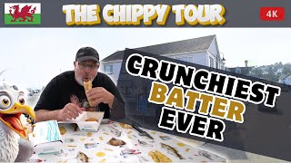 Chippy Review 60 Marina Fish Chips and More Saundersfoot The Best Battered Sausage So Far [upl. by Nagy870]