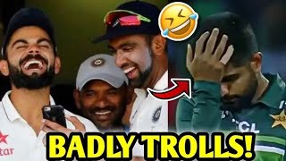 R Ashwin BADLY TROLLS Pakistani Fan 🤣 R Ashwin cricket news fact [upl. by Innes]