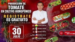 CURSO DE PRODUCCIÓN DE TOMATE EN SISTEMA HIDROPONICO [upl. by Stephens952]