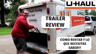 COMO Rentar Uhaul 6x12 Mudanza REcomendaciones [upl. by Adriane112]