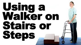 How to Use a Walker on Stairs  Ask Doctor Jo [upl. by Osrick67]