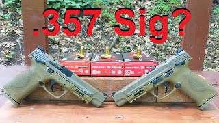 357 Sig Cartridge Introduction and FMJ Ballistic Gel Test VS 40 SampW and 9mm [upl. by Stryker]