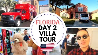 FLORIDA DAY TWO  VILLA TOUR amp SHOPPING  DISNEY WORLD VLOGS [upl. by Verger]