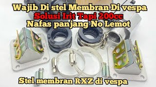 Cara Setting Membran Rxz Di Vespa  Vespa membran Rxz vespa [upl. by Sylera551]