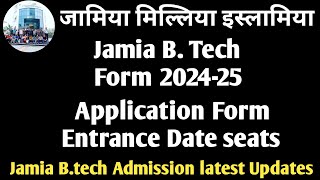 Jamia BTech Admission Process 2024 How to Fill Jamia Btech Admission Form 2024 Btech Admission [upl. by Akema]