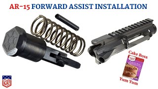 AR15 Forward Assist Install  Without A Fancy Shop Or A Vice [upl. by Caffrey478]