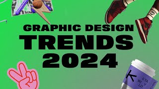 Graphic Design Trends 2024 18 Styles Explained [upl. by Selimah873]