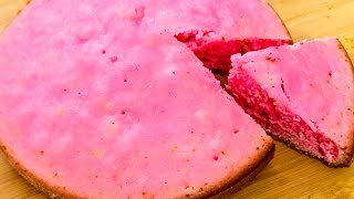 Rose flavored cake  home made cake recipe easy n simple  teatime cake eggless cake [upl. by Ellette397]