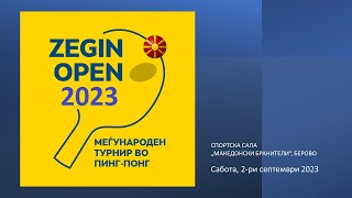 ZEGIN OPEN 2023  2nd September 2023 [upl. by Emiaj677]