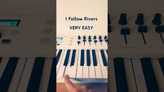 I Follow Rivers  Lykke Li  Beginners Piano piano pianotutorial music pianocover [upl. by Dorcus]