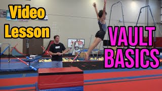 How to do VAULT BASICS MGA Gymnastics [upl. by Sagerman776]