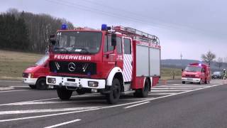 Verkehrsunfall auf der B255 im Westerwald [upl. by Aremaj]