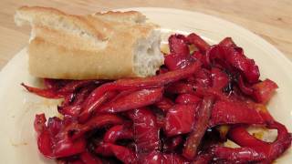 Italian Fried Peppers Recipe  by Laura Vitale  Laura in the Kitchen Episode 135 [upl. by Anima]