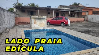 EDICULA COM PISCINA NA PRAIA TERRENO GRANDE ITANHAEM [upl. by Vtehsta561]