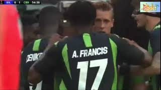 Kazeem Olaigbe Goal Kilmarnock 01 Cercle Brugge UEL Qualification 25072024 [upl. by Tedda694]