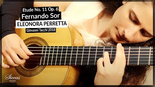 Eleonora Perretta plays Etude No 11 Op 6 by Fernando Sor on a 2018 Giovanni Tacchi [upl. by Ayote]