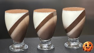 Chocolate dessert panna cotta No bake Easy to make [upl. by Bertle]