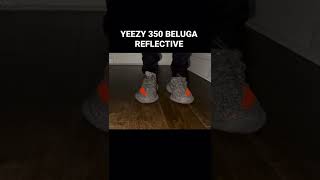 YEEZY 350 V2 BELUGA REFLECTIVE yeezy shorts [upl. by Ocirrej]