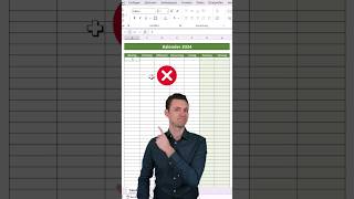 Kalender 2024 in Excel erstellen 📆 excel tipps informatik tricks [upl. by Barayon]