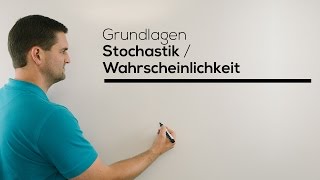 Stochastik Grundlagen Wahrscheinlichkeit Mathe by Daniel Jung [upl. by Nytsua]