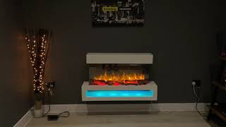 How to Install a Touchstone Sideline Series Electric Fireplace [upl. by Nas]