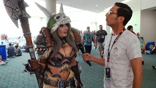 Jessica Nigri Uncut ComicCon 8 [upl. by Sokul]