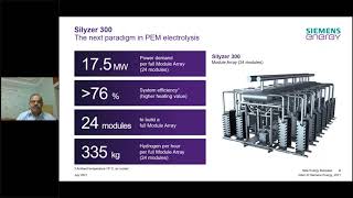 Chirag K Shah Siemens Energy  PEM electrolyser technology Flexible efficient and scalable [upl. by Weinman]