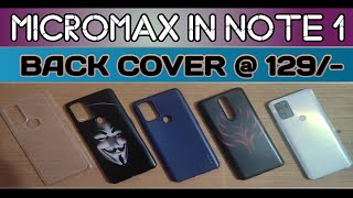 Micromax in Note 1 back cover case  Best back covers for micromax devices  MD Tech India [upl. by Iliam]