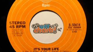 Champion  Its Your Life ■ 45 RPM 1978 ■ OffTheCharts365 [upl. by Anuat235]