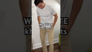 Why khakis are ruining your outfits mensoutfits mensclothing khakis pants [upl. by Notnyw576]