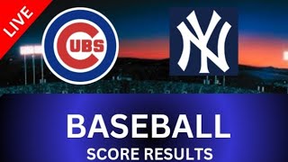 New York Yankees vs Chicago Cubs Baseball LiveScore result 2024 [upl. by Ainezey]