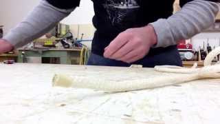 Tip for cutting nylon rope wo it fraying [upl. by Ahsieym611]