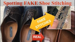 How to Spot FAKE Shoe Sole Stitching [upl. by Kirkpatrick]