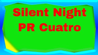 Silent Night On The Puerto Rican Cuatro [upl. by Nysila487]