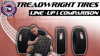 Treadwright Tires Lineup amp Comparison [upl. by Lentha]