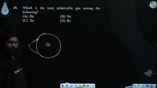 Which is the least polarizable gas among the followingampnbsp [upl. by Reinhart]