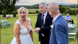 Bordesley Park Magician Owen Strickland at Bernita and Scotts Wedding [upl. by Ha]