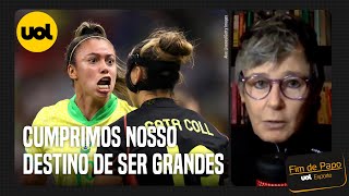 SELEÇÃO BRASILEIRA FEMININA CUMPRIU SEU DESTINO DE SER GRANDE DIZ MILLY LACOMBE SOBRE OLIMPÍADAS [upl. by Elayor]