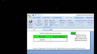 CARA MENDAPAKAN KODE AKTIVASI RAPOR VERSI 2023 Link Google Form Tersedia pada Deskripsi Vidio [upl. by Keffer]